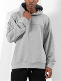 Male Winter Fleece Warm Loose Sports Daily Hoodie