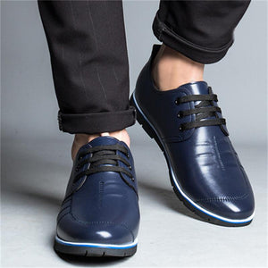 Fashion Casual Breathable Leather Shoes For Men