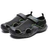 Large Size Cozy Mesh Velcro Sandals for Male