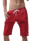 Mens Casual Summer Beach Knee Shorts