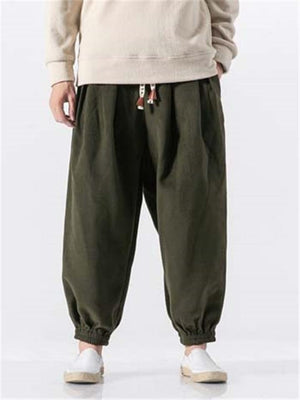 Casual Baggy Warm Ankle Pants