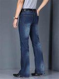 Men's Vintage High Waist Bell Bottom Jeans