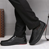 Classic Business Casual Breathable Soft Slip On Dress Shoes
