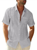 Comfy Short Sleeve Beach Shirts for Men