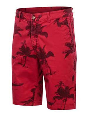 Casual Vacation Print Cargo Beach Knee Shorts