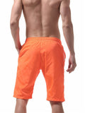 Mens Casual Summer Beach Knee Shorts