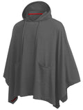 Men's Casual Fashion Comfy Solid Pullover Hooded Cloak