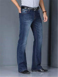 Men's Vintage High Waist Bell Bottom Jeans