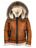 Men's Casual Cozy Brown Zipper Thicken Winter Coats