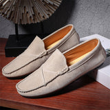 Breathable Slip on Casual Leather Loafers for Men