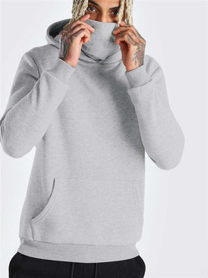 Mens Fashion Warm Lining Hooded Hoodies