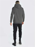 Mens Fashion Warm Lining Hooded Hoodies