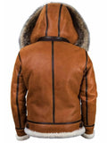 Men's Casual Cozy Brown Zipper Thicken Winter Coats