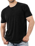 Comfortable Solid Color Casual Short-Sleeved T-Shirt