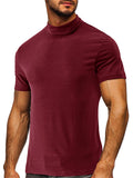 Summer Fit Slim Men's Turtleneck Base Shirts