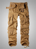 Autumn Multi Pockets Pure Cotton High Quality Cargo Pants for Men