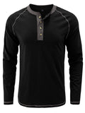 Men's Round Neck Long Sleeved T-shirts for Autumn