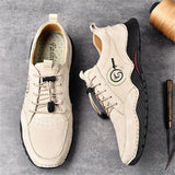 Elegant Simple Sports Leisure Non-Slip Wear-Resistant Genuine Leather Shoes