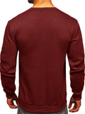 Men's Warm Thick Pullover Sweatshirt for Winter