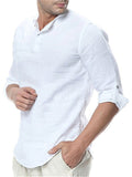 Men's Long Sleeve Breathable O-Neck Shirts