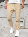 Mens Fashion Casual Solid Color Sports Pants