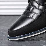 Men's Trendy Solid Color Patchwork Design Casual Shoes