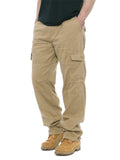 Loose Casual Classic Straight Cargo Pants With Pockets