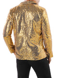 Trendy Men's Prom Performance Shiny Sequins Jackets