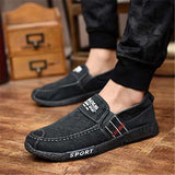 Casual Breathable Canvas Stitching  Deck Shoes