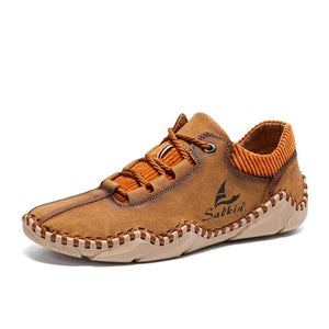 Casual Trendy Breathable Lace-Up Comfy Loafers For Men