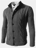 Men's Casual Comfy Daily Wear Button Up Slim Cardigans