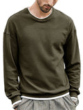 Men's Loose Unique Long Sleeve Off-shoulder Hoodies