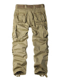 Autumn Multi Pockets Pure Cotton High Quality Cargo Pants for Men