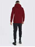 Mens Fashion Warm Lining Hooded Hoodies