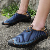 Summer Casual Outdoor Mesh Breathable Round-Toe Slip-on Shoes