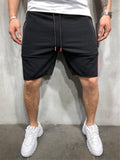 Mens Casual Slim Fit Comfy Patchwork Running Knee Shorts