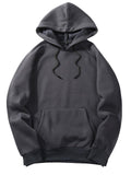 Men's Casual Simple Style Solid Color Pullover Hoodies