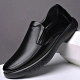 Men's Breathable Decent Casual Cowhide Leather Shoes