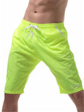 Mens Casual Summer Beach Knee Shorts