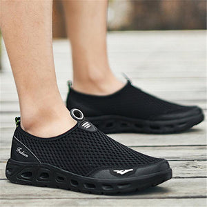 Breathable Mesh Upper Design Lightweight Sporty Loafers Casual Shoes For Men