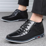 Men's Trendy Solid Color Patchwork Design Casual Shoes