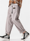 Fashion Loose Straight Cropped Cargo Trousers