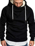 Men's Fashion Solid Color Velvet Hoodie