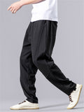 Fashion Comfy Pure Color Loose Patchwork Ankle Pants