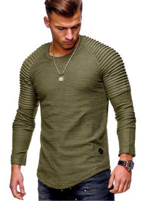 Casual Slim Fit Personality Long Sleeve T-Shirts
