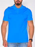 Men's Summer Breathable Short Sleeve Lapel Polo Shirt