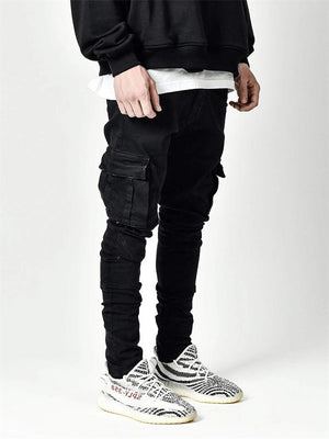 Fashion Daily Wear Washed Effect Slim Fit Jeans For Men