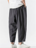 Contrast Color Stripe Casual Baggy Harem Pants