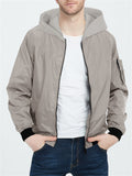 Autumn Simple Waterproof Hooded Jackets for Men