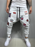 Mens Sports Knitted Casual Ankle Pants